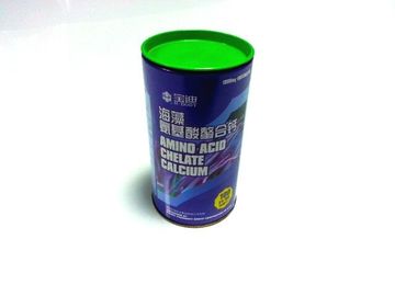 中国 カルシウム粉の包装のための Cylindroid によって塗られる金属の錫の容器 サプライヤー