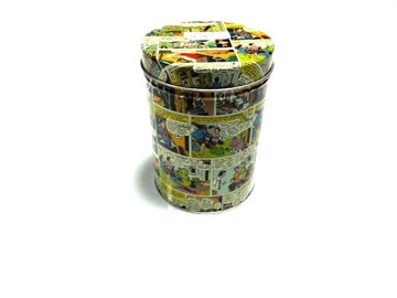 中国 コーヒー/食糧/キャンデー/フルーツの貯蔵のための印刷されたブリキ板の昇進の缶 サプライヤー