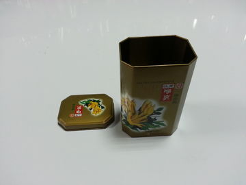 中国 乾燥した食品包装のための錫の茶/スパイス/コーヒー小さなかんに金属をかぶせて下さい サプライヤー