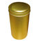 特別な金色によって塗られる錫の茶小さなかん、丸型箱 サプライヤー