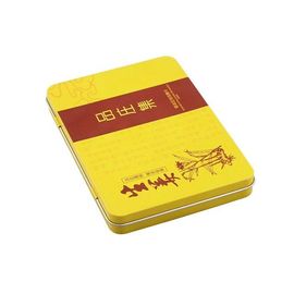 中国 ふた、CYMKが付いているスズメッキをされたシガーの錫箱は外の気密の錫箱を印刷しました サプライヤー