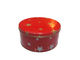 赤いカバー/ふたが付いている Cylindroid のポップコーンの錫のクッキーの容器 サプライヤー