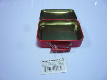 多彩な漫画の金属の錫のお弁当箱、112 x 82 x 25mm の錫の貯蔵容器 サプライヤー