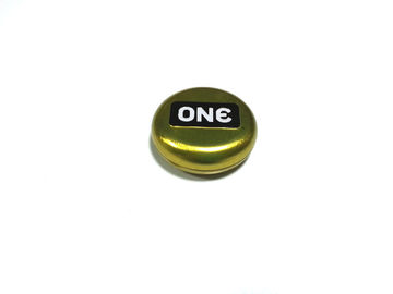 包むコンドーム サイズ 68*25mm のための小さい金の錫の容器 サプライヤー