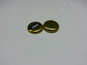 包むコンドーム サイズ 68*25mm のための小さい金の錫の容器 サプライヤー