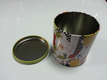 カバー滋養物の多彩な漫画の茶錫の容器の Cylindroid はできます サプライヤー