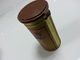 プラスチックふた、厚さ 0.23mm Colden 色が付いているコーヒー錫の茶小さなかん サプライヤー