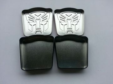 変圧器の盾の錫キャンデーの容器のサイズ: 小さく甘い食品包装のための 82*82*15mm サプライヤー