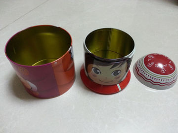ギフト/すばらしい箱としてクリスマスの金属の錫の容器は 3 部から、成っています サプライヤー